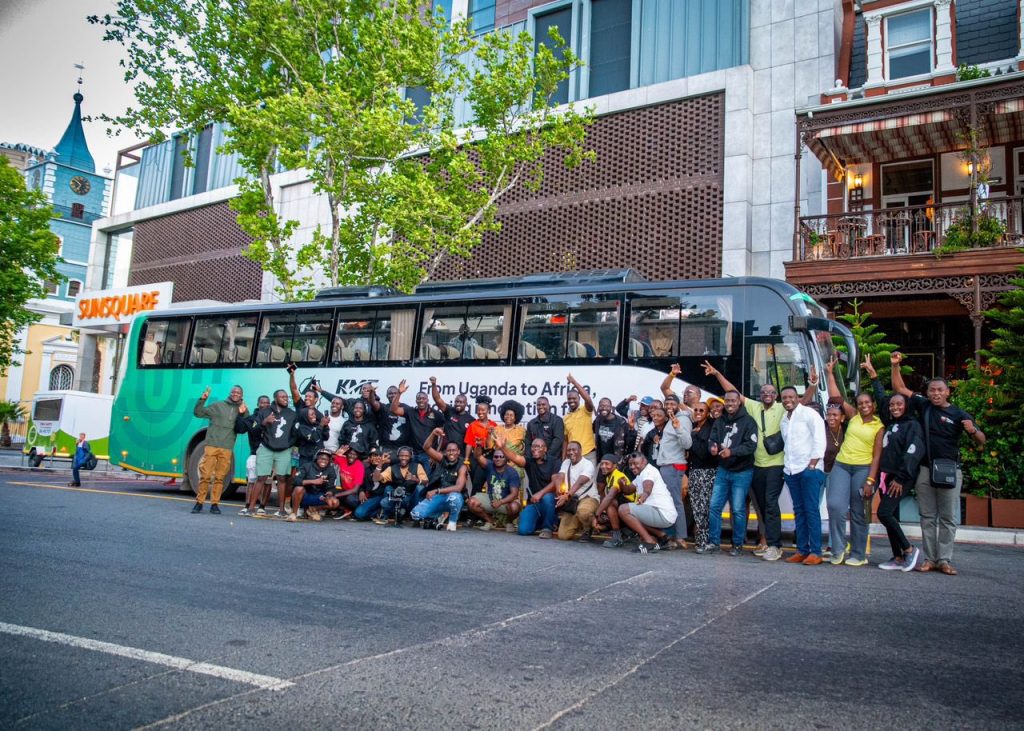Kayoola E-Coach electric bus arrives in Cape Town after 7,125km Africa expedition.