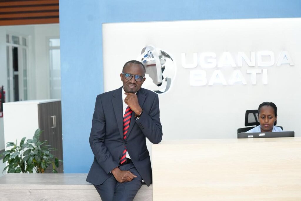 An image of Uganda Baati CEO George Arodi at Uganda Baati