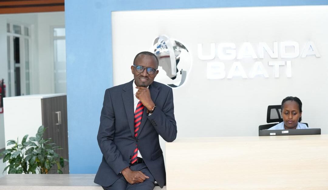 An image of Uganda Baati CEO George Arodi at Uganda Baati