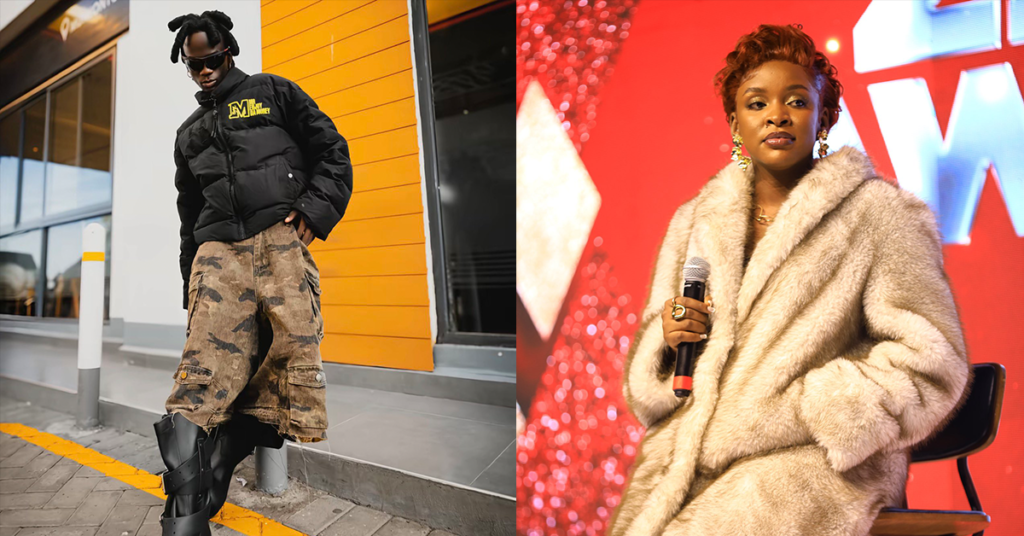 Kapeke and Tracy at the 13th Zzina Awards