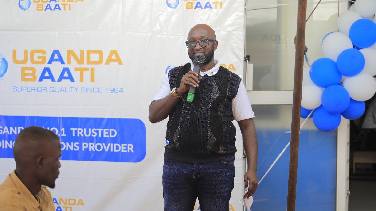 The Head of Service Centres at Uganda Baati, Patrick Katende