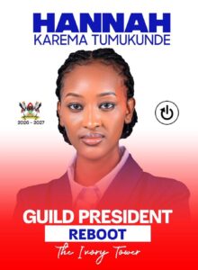 Hannah Karema offical campaign poster Makerere Guild Elections 2026