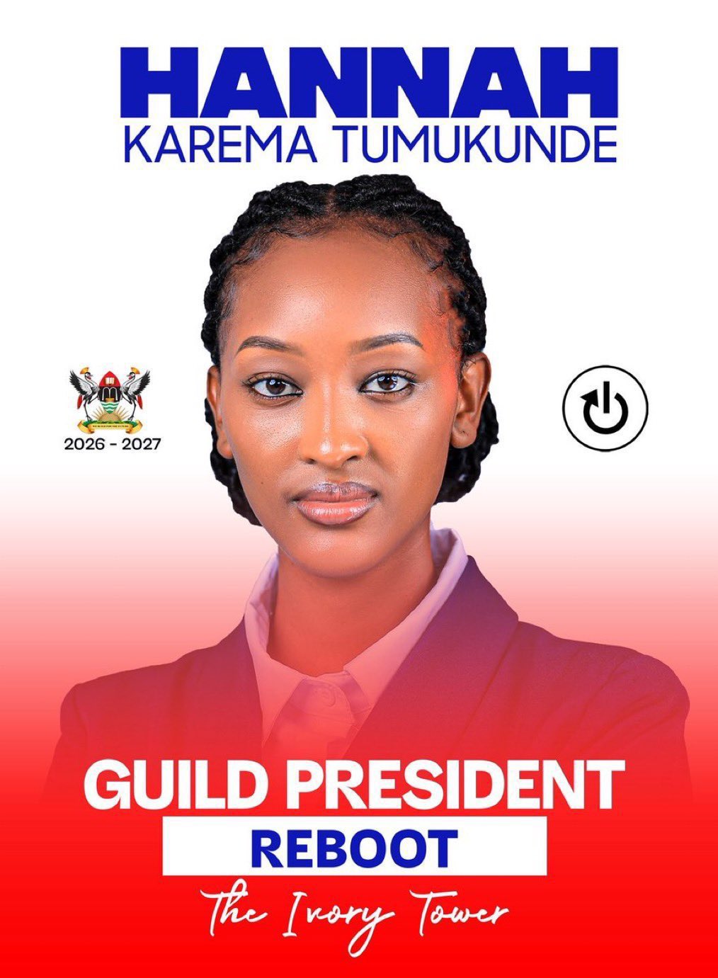 Hannah Karema offical campaign poster Makerere Guild Elections 2026