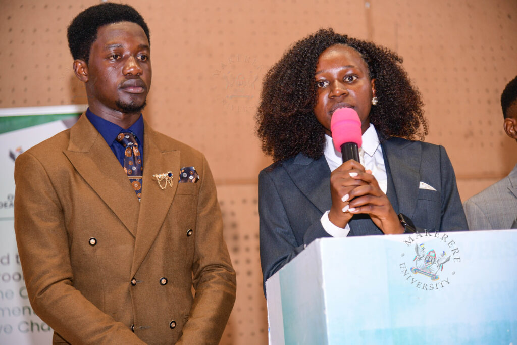 Kadondi Gracious takes oath as Makerere University’s 92nd Guild President during official swearing-in ceremony