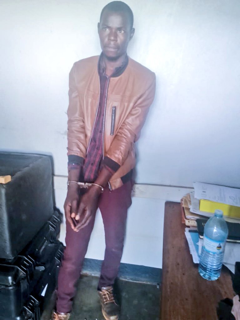 Police arrest suspect Akena Justine linked to UGX 500 million gold and cash theft in Kampala.