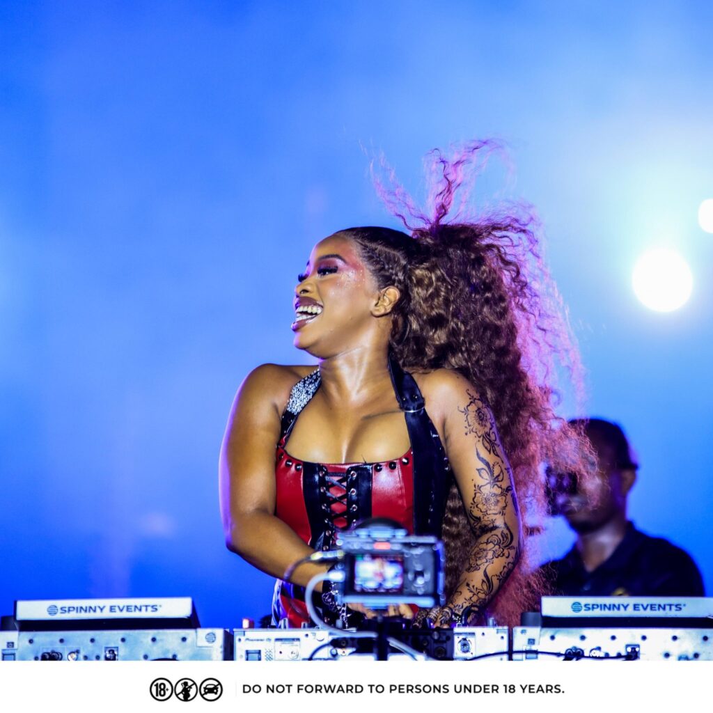 Etania commands the stage during her historic debut headline concert at Lugogo Hockey Grounds