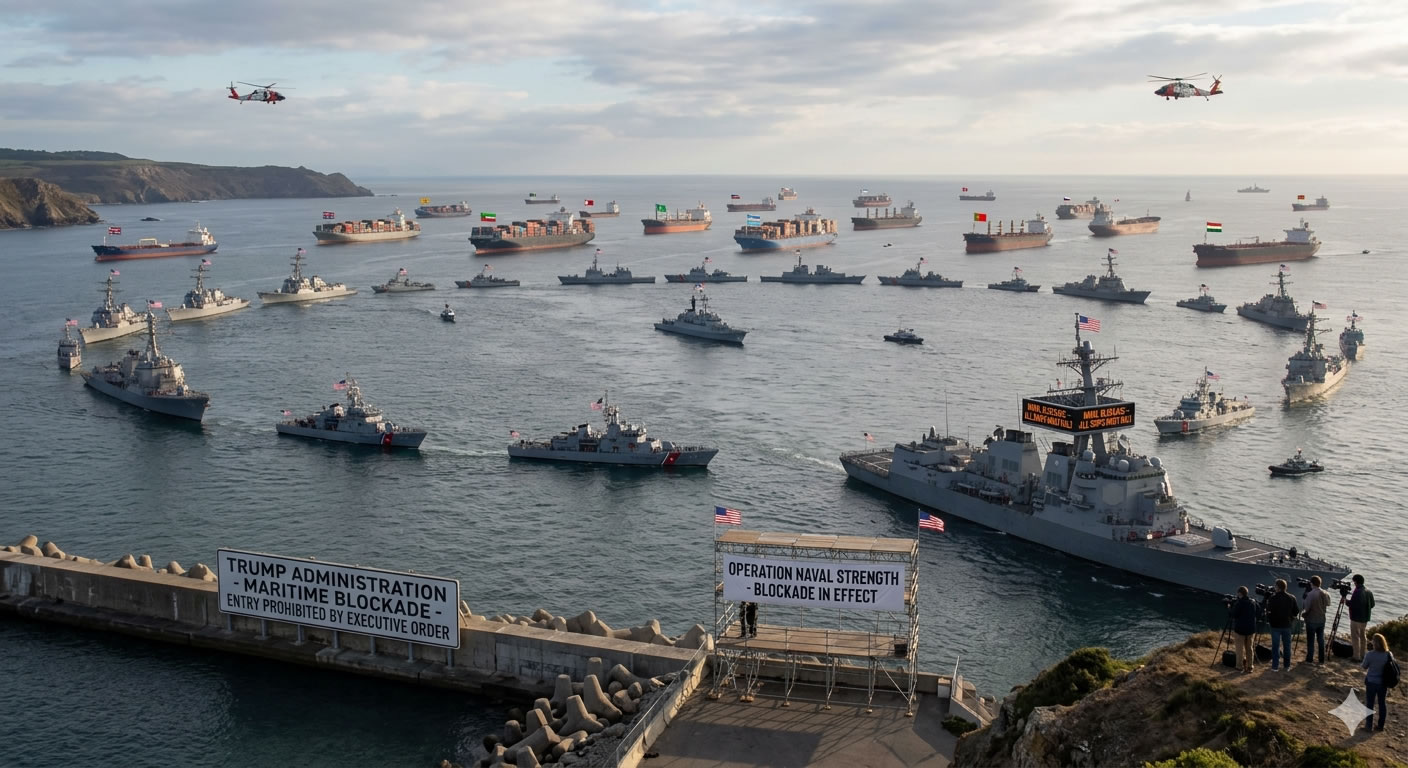 Trump Orders Blockade of Iranian Ports in Major Escalation of 2026 Conflict