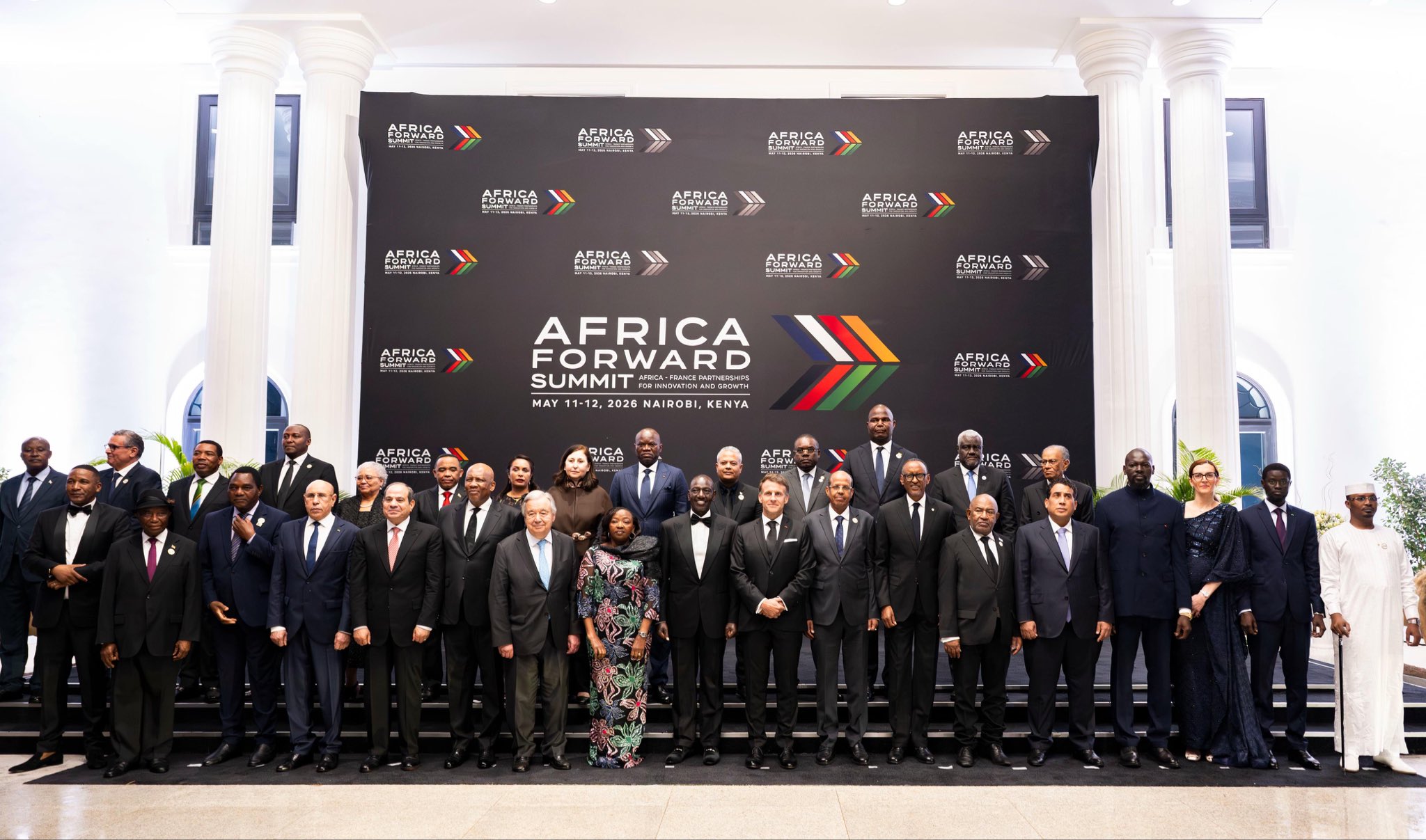 A memorable closing moment from the #AfricaForwardSummit in Nairobi, where leaders, entrepreneurs, and innovators gathered to advance African business, investment, and sustainable growth. Hosted by William Ruto and co-hosted by Emmanuel Macron.(Courtesy Photo)