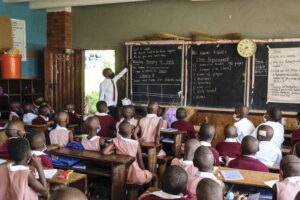 Students return to school under enhanced health screening measures as Uganda strengthens Ebola surveillance following confirmed imported cases.